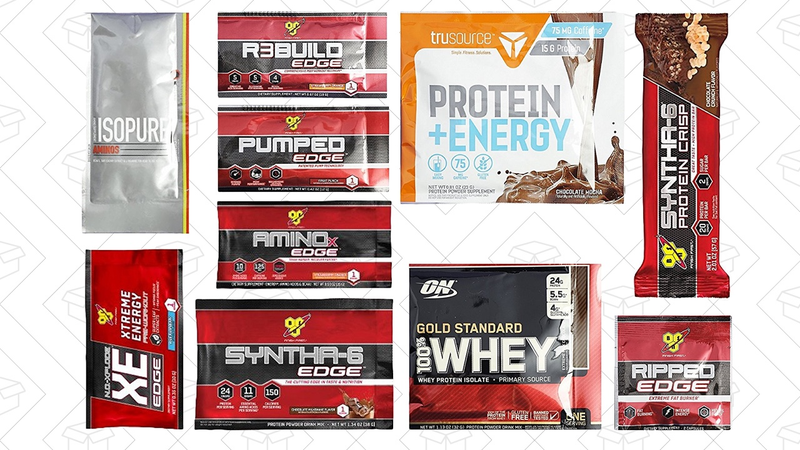 Optimum Nutrition Sample Box, $8 + $8 Credit